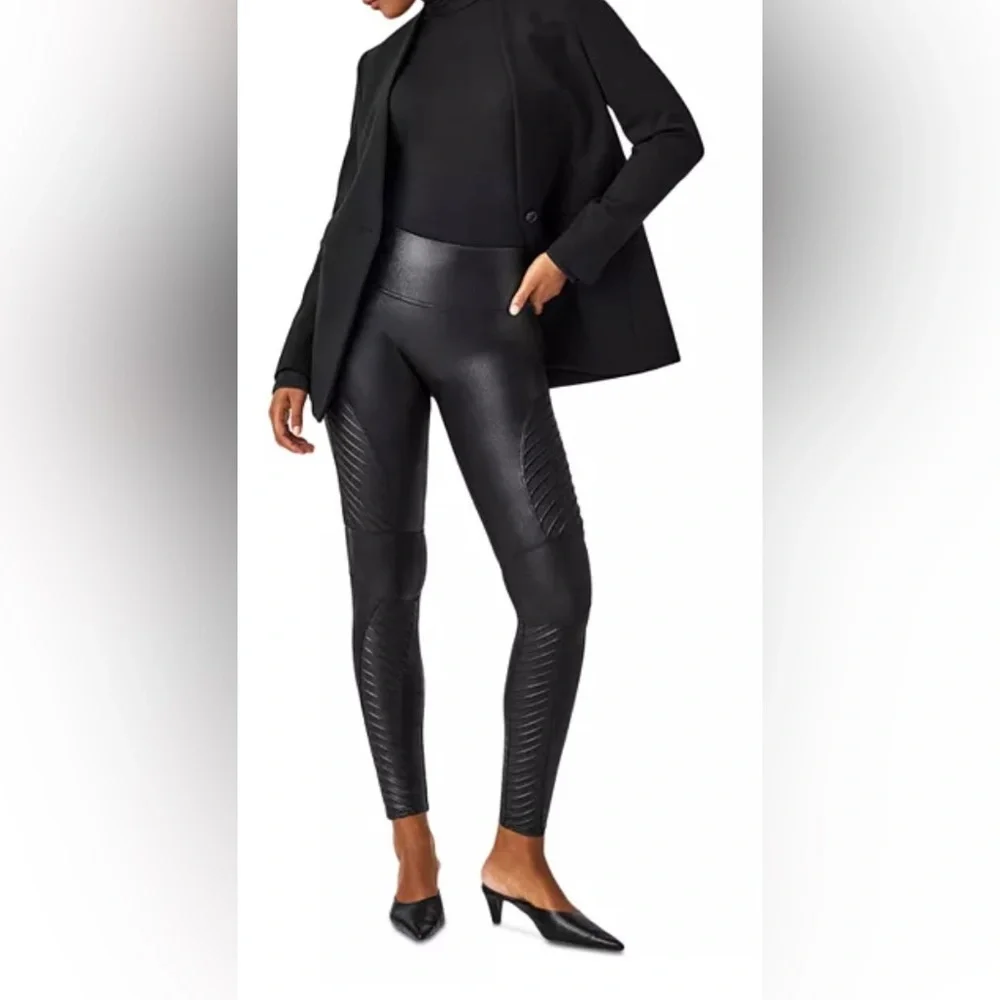 SPANX Moto Faux Leather‎ Leggings